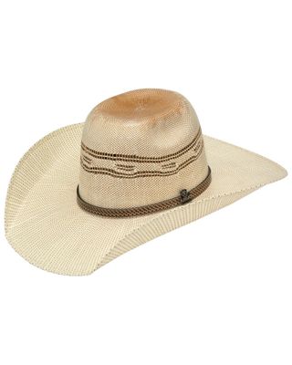Ariat Men's Natural Brick Top Bangora Straw Western Hat