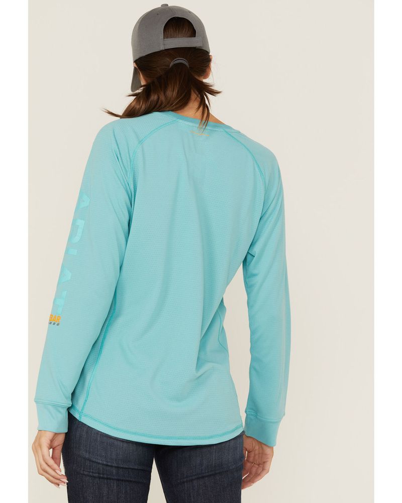 Ariat Women's Meadowbrook Rebar Heat Fighter Logo Long Sleeve Work T-Shirt