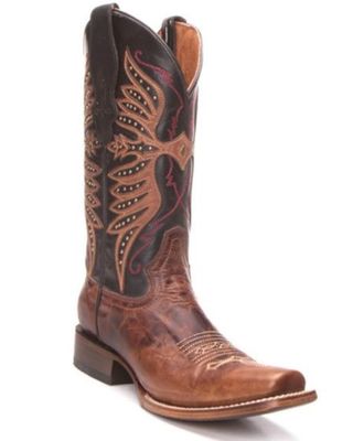 Circle G Women's Studded Western Boots - Square Toe