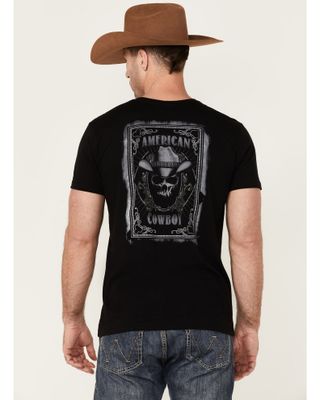 Cody James Men's Card Skull Graphic Short Sleeve T-Shirt