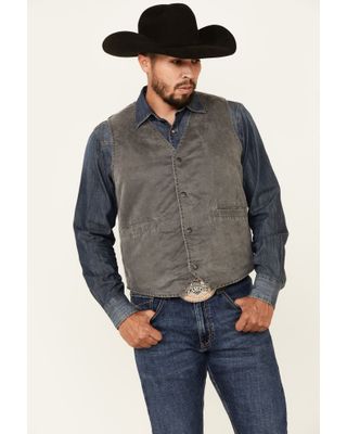 Outback Trading Co. Men's Iron Gray Sebastian Snap-Front Vest