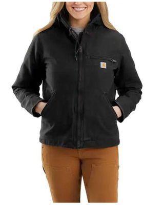 Carhartt Women's Washed Duck Sherpa-Lined Jacket