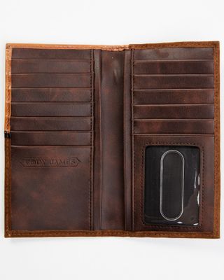 Cody James Men's Basketweave Leather Bifold Wallet