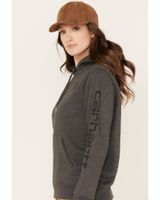 Carhartt Women's Clarksburg Graphic Sleeve Pullover Sweatshirt Hoodie