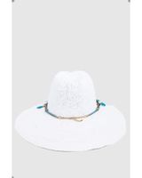 Nikki Beach Women's Dara Toyo Western Straw Hat