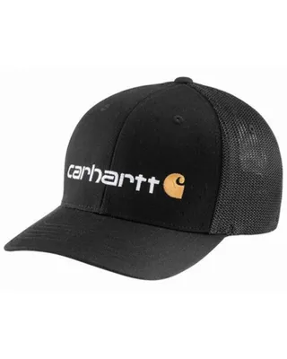 Carhartt Men's Embroidered Logo Graphic Rugged Flex Mesh-Back Baseball Cap