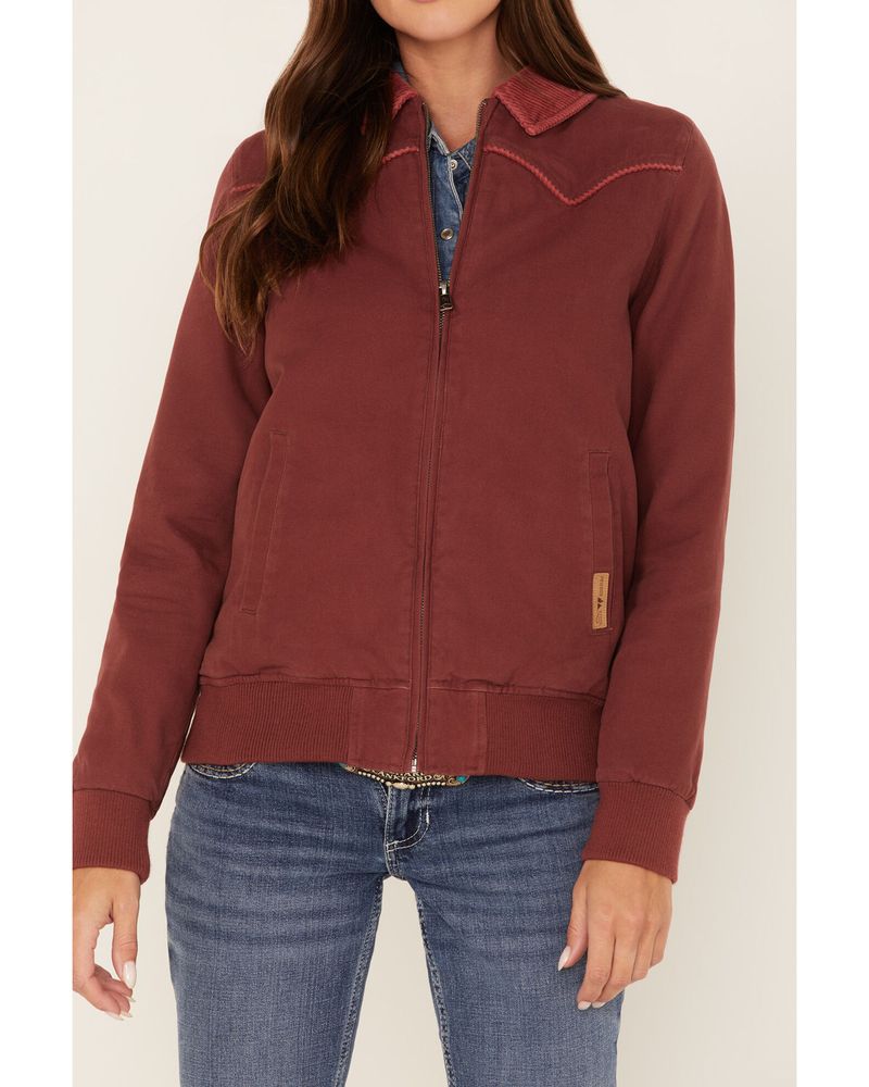Powder River Outfitters Women's Canvas Bomber Jacket