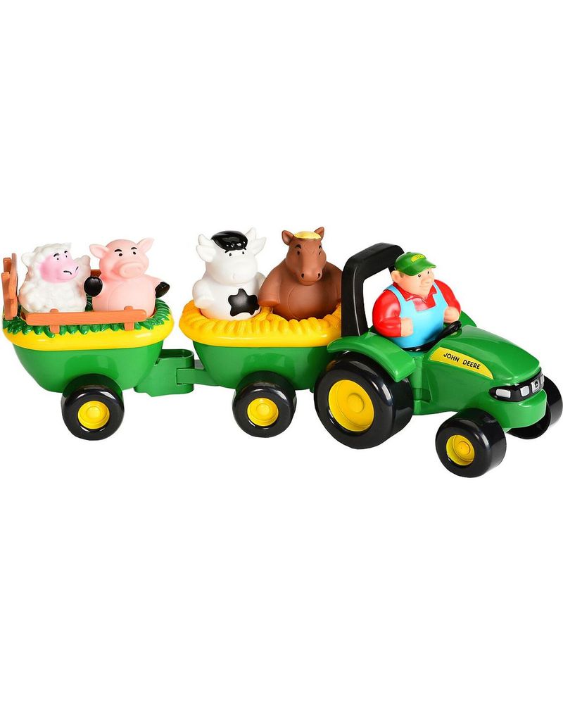 John Deere Animal Sounds Hay Ride Toy Set