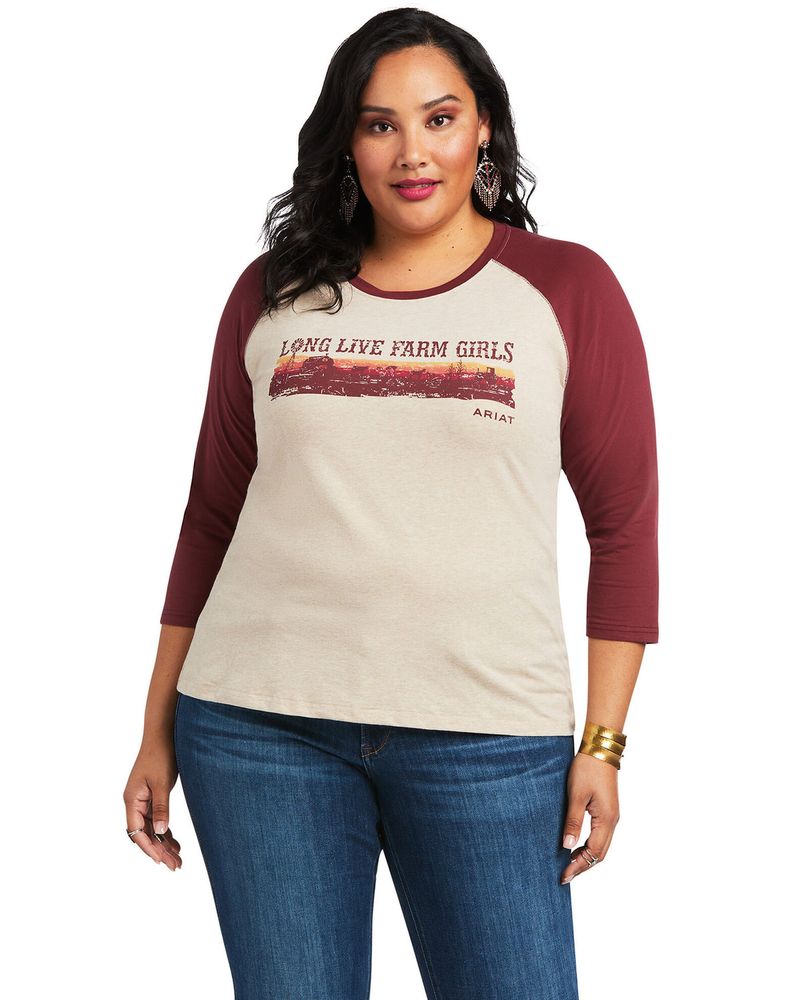 plus size women's baseball tees