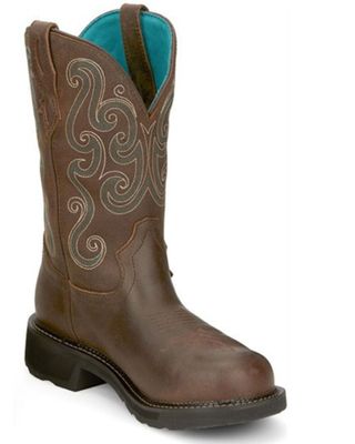 Justin Women's Tasha Waterproof Western Work Boots - Steel Toe