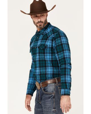 Cody James Men's Mckenzie Plaid Snap Western Flannel Shirt