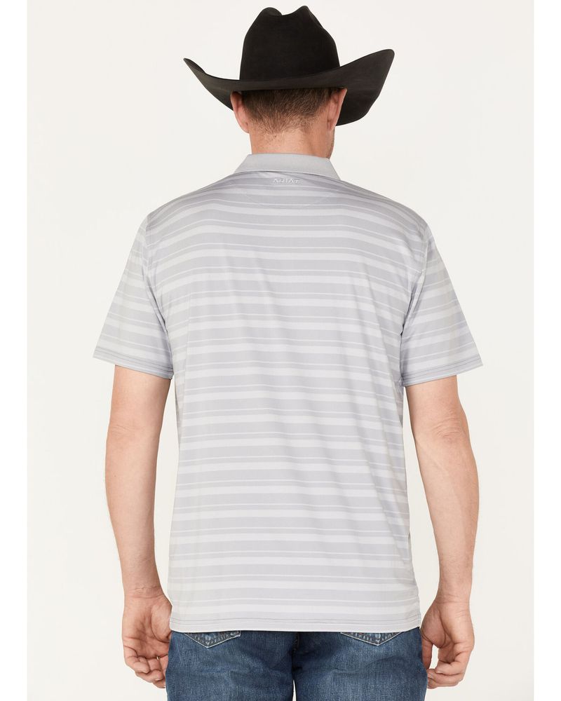 Ariat Men's Sleet Ombre Stripe Polo Shirt