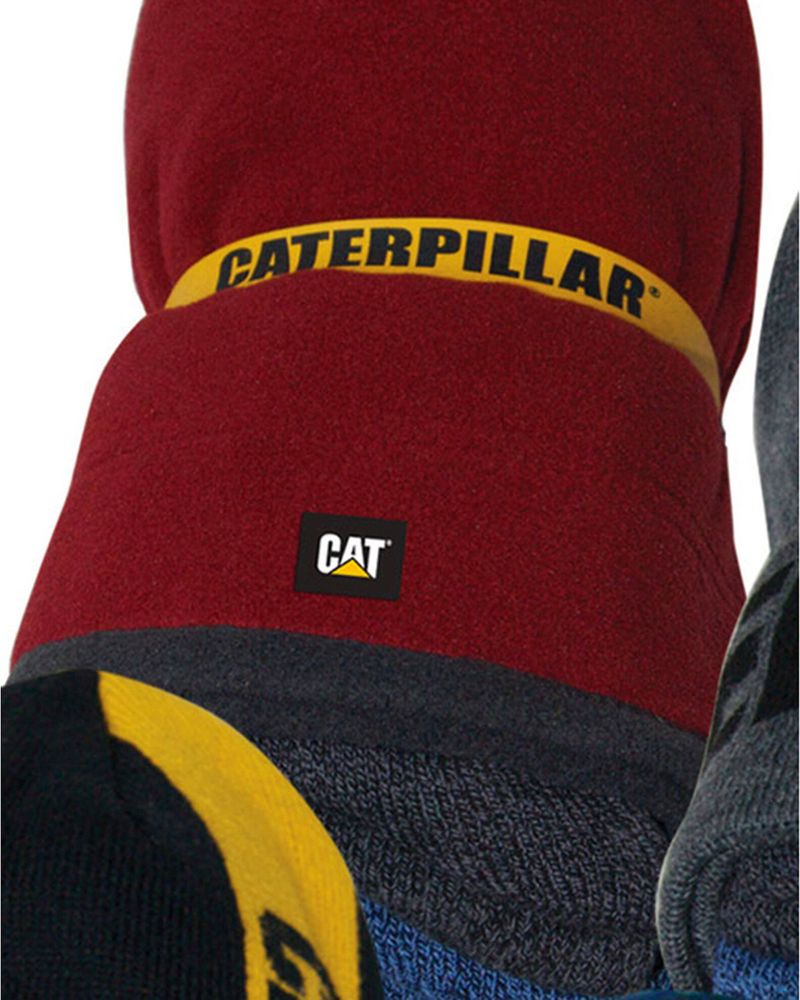 Caterpillar Men's Knit Sock and Beanie Bundle