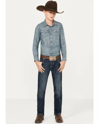 Wrangler Boys' Vintage Slim Fit Bootcut Jeans