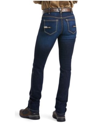 Ariat Women's Rebar Perfect Rise Work Flex Riviter Slim Leg Jeans
