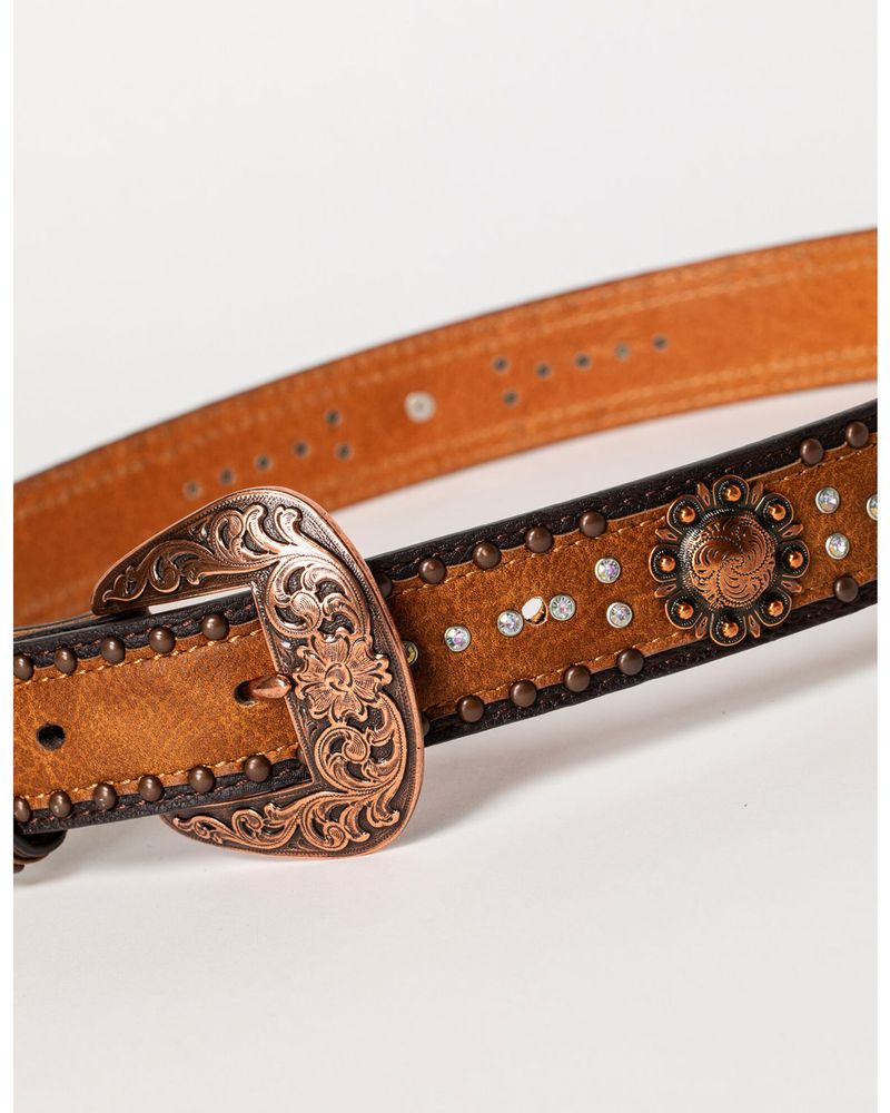Shyanne Women's Concho and Bling Belt