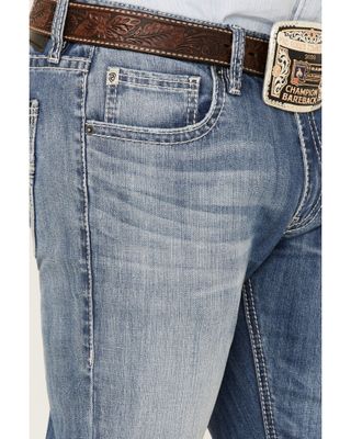 Rock & Roll Denim Men's Rifle Light Wash Reflex Stretch Skinny Jeans