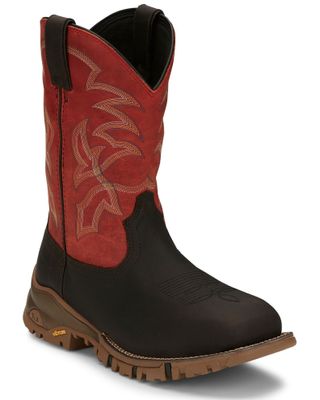 Tony Lama Men's Roustabout Java Western Work Boots - Composite Toe