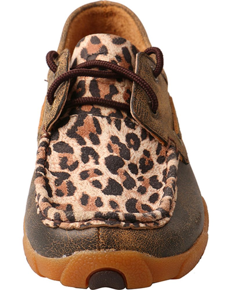 Twisted X Boots Women's Cheetah Print Driving Mocs