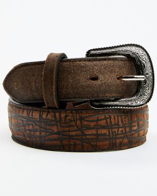 Cody James Men's Brown McBride Wild Whiskey Leather Belt