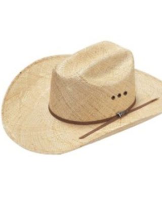 Twister Men's Natural Sisal Eyelet Western Straw Hat