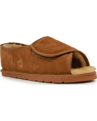 Lamo Footwear Men's Chestnut Open Toe Wrap Shoes