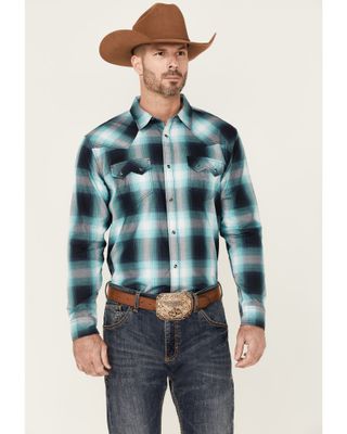 Cody James Men's Gateway Large Plaid Long Sleeve Snap Western Shirt