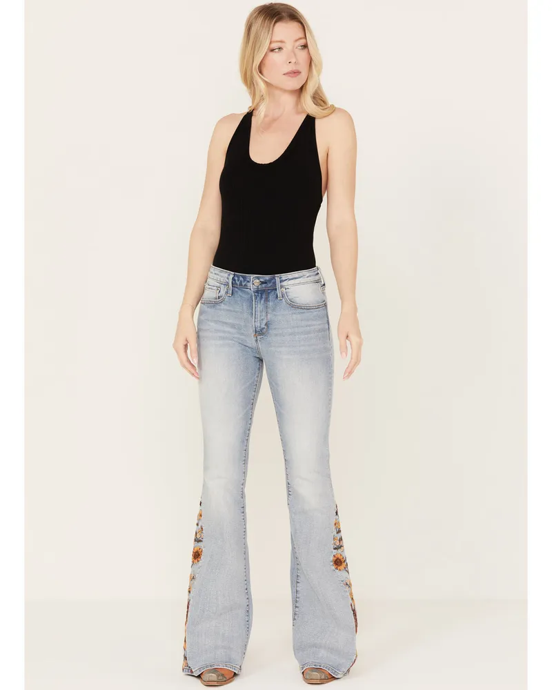 DRIFTWOOD Flared Jeans FARRAH Sunflower Light Wash