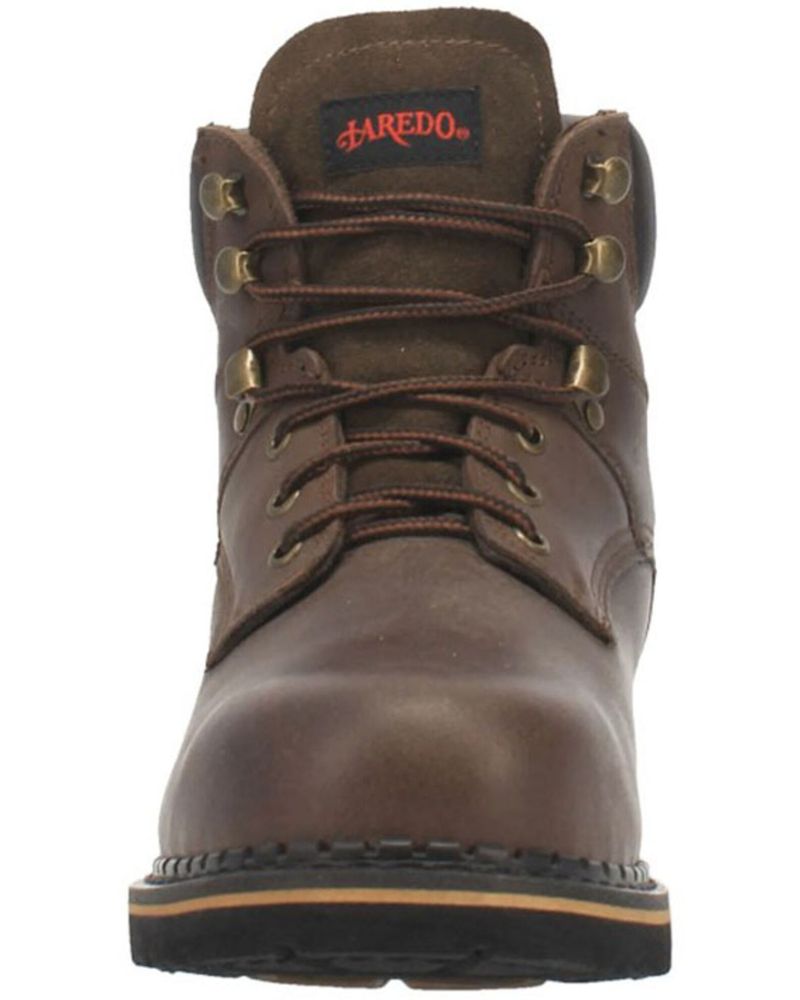 Laredo Men's Hub & Tack Lace-Up Work Boots - Soft Toe