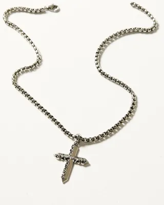 Moonshine Spirit Women's Scrolling Cross Necklace