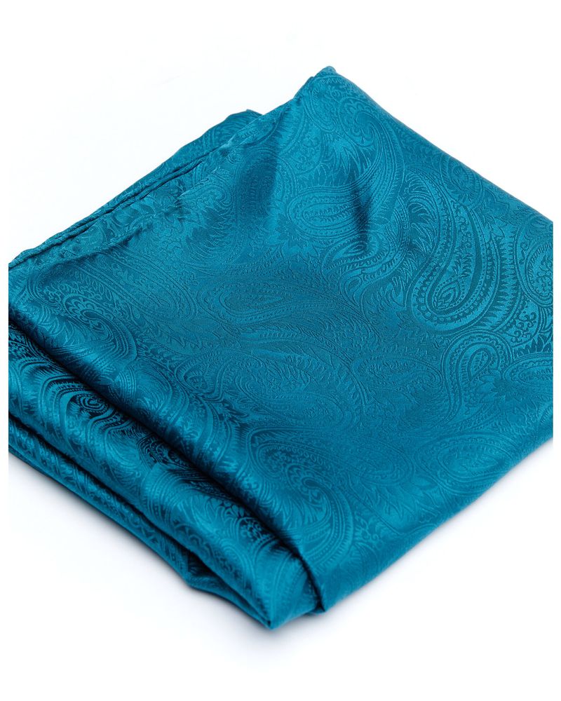 Cody James Men's Silk Jaquard Turquoise Scarf