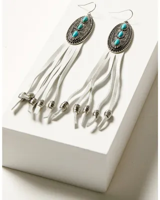 Cowgirl Confetti Women's Three Bells Concho & Tassel Earrings