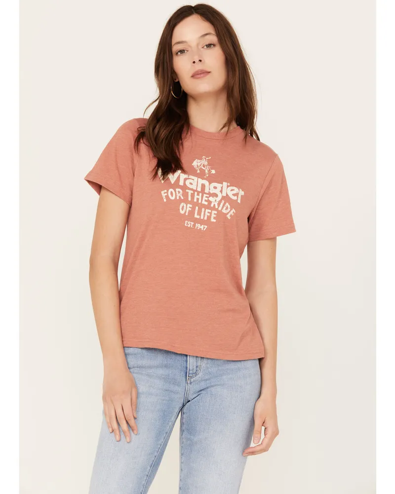 Wrangler Women's For the Ride Short Sleeve Graphic Tee | Alexandria Mall