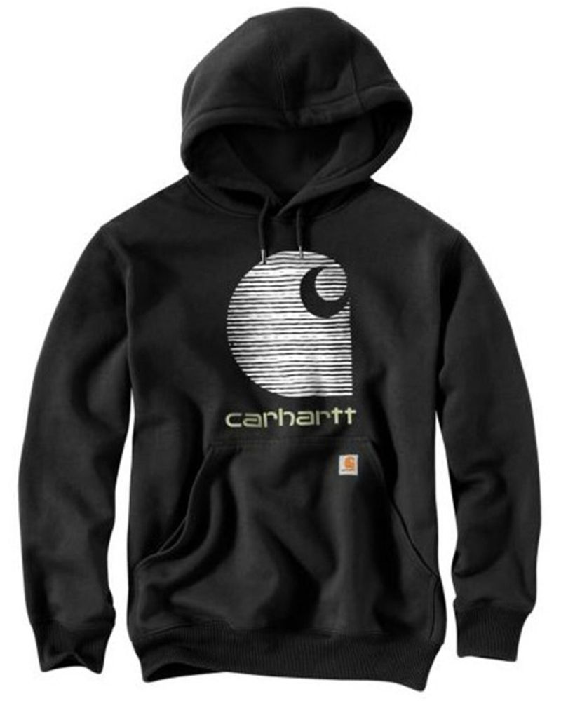 Carhartt Men's Rain Defender Loose Fit Fleece-Lined Logo