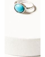 Shyanne Women's Cactus Turquoise Rings - 3-Piece