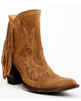 Yippee Ki Yay by Old Gringo Women's New Sheriff Town Fringe Leather Fashion Booties - Medium Toe