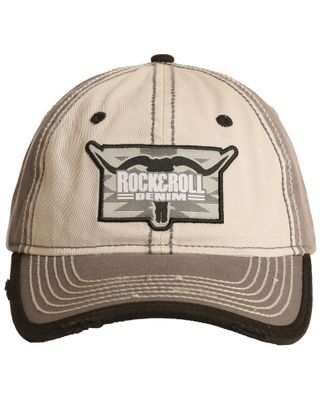 Rock & Roll Denim Men's Steer Head Logo Ball Cap