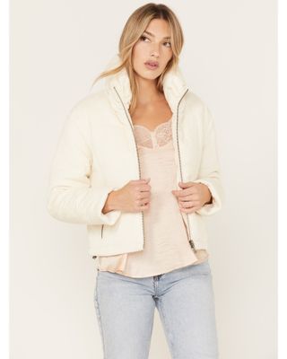 Cleo + Wolf Women's Quilted Corduroy Puffer Jacket