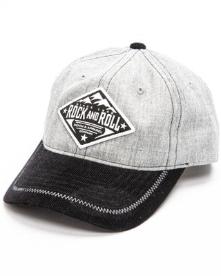 Rock & Roll Cowboy Men's Mountain Logo Patch Cap