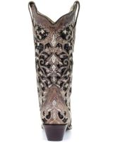 Corral Women's Floral Embroidered Western Boots - Snip Toe