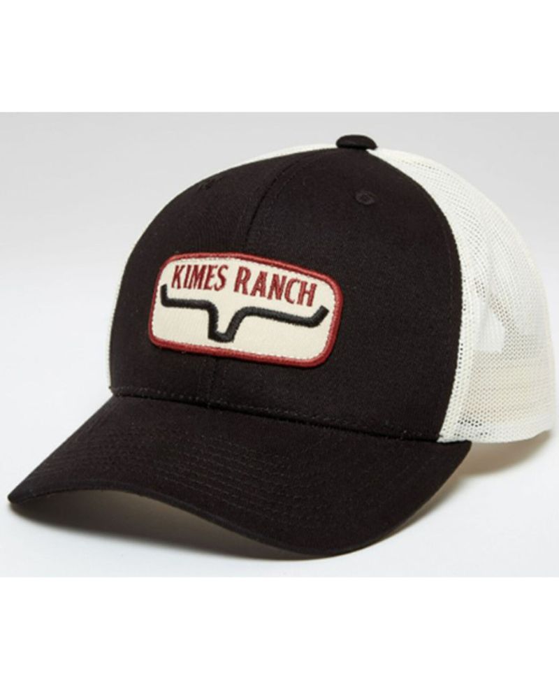 Kimes Ranch Men's Black Rolling Trucker Cap