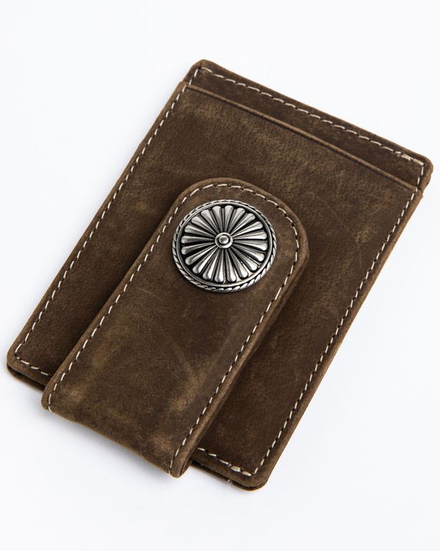 Cody James Men's Brown Exotic Ostrich Leather Bifold Wallet