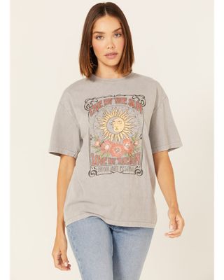 Youth Revolt Women's Live By The Sun Short Sleeve Graphic Tee