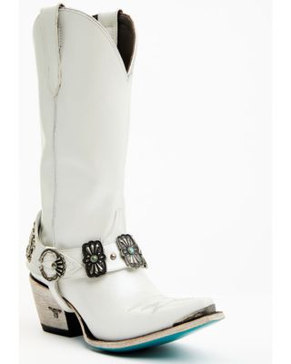 Boot Barn X Lane Women's Exclusive The New Mrs. Satin Pearl Western Bridal Boots - Snip Toe