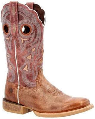 Durango Women's Red Lady Rebel Pro Western Performance Boots - Broad Square Toe