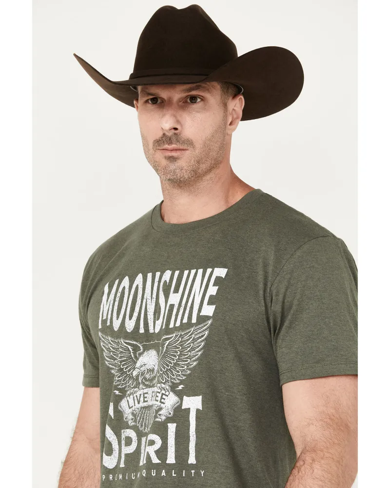 Moonshine Spirit Men's Inflight Short Sleeve Graphic T-Shirt