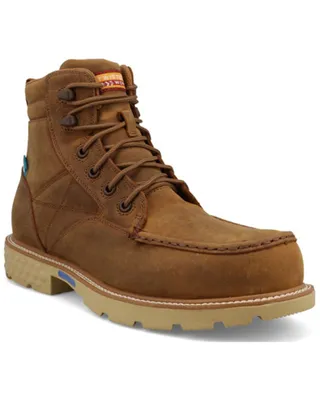 Twisted X Men's 6" Lace-Up Work Boots - Composite Toe