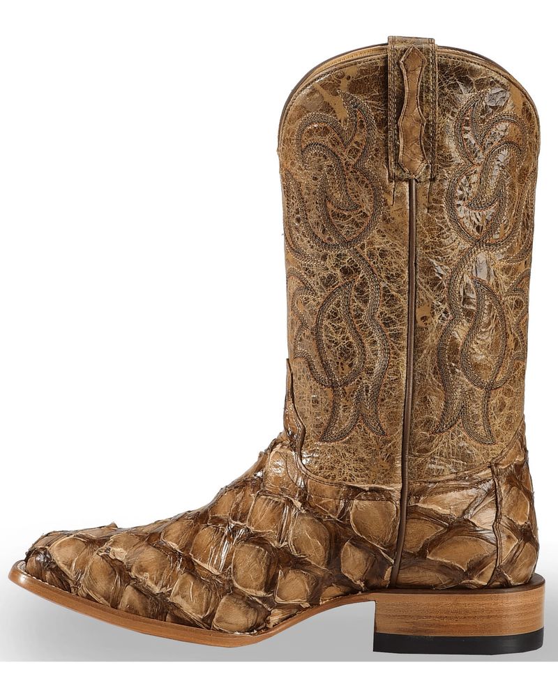 Cody James Men's Pirarucu Exotic Boots - Broad Square Toe