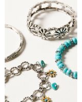 Shyanne Women's Desert Charm Flower Bracelets - 4-Piece Set