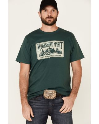 Moonshine Spirit Men's Mountain Man Graphic Short Sleeve T-Shirt